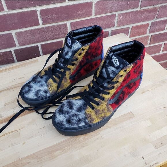 Vans Colorful Leopard Print - Mens Shoes - SIZE 10 - Picture 1 of 8